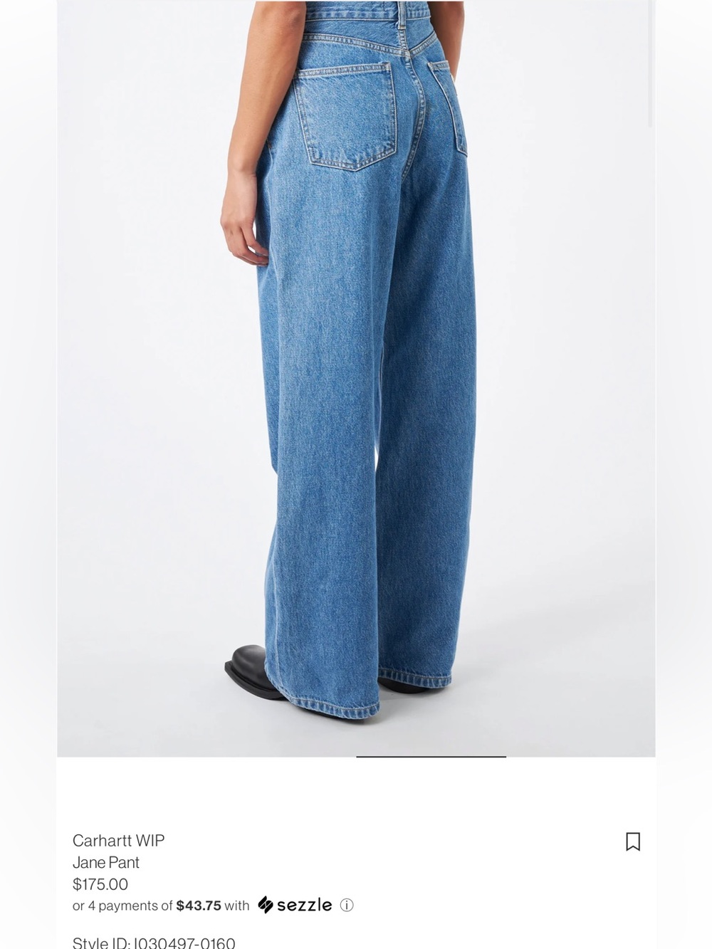 Carhartt WIP Relaxed Wide-Leg Jeans